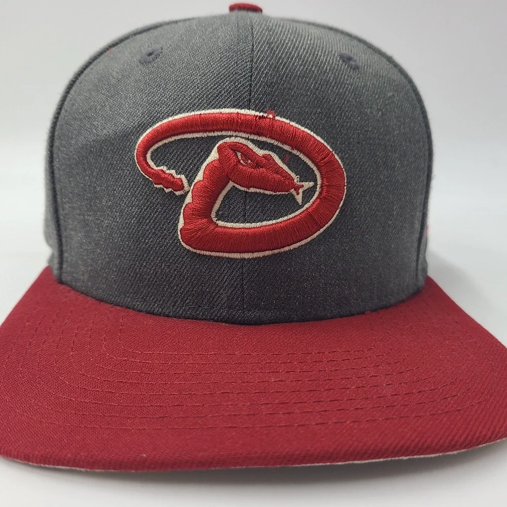 Arizona Diamondbacks Hat Snapback 9Fifty New Era Grey Red MLB‎ Wool Blend Men